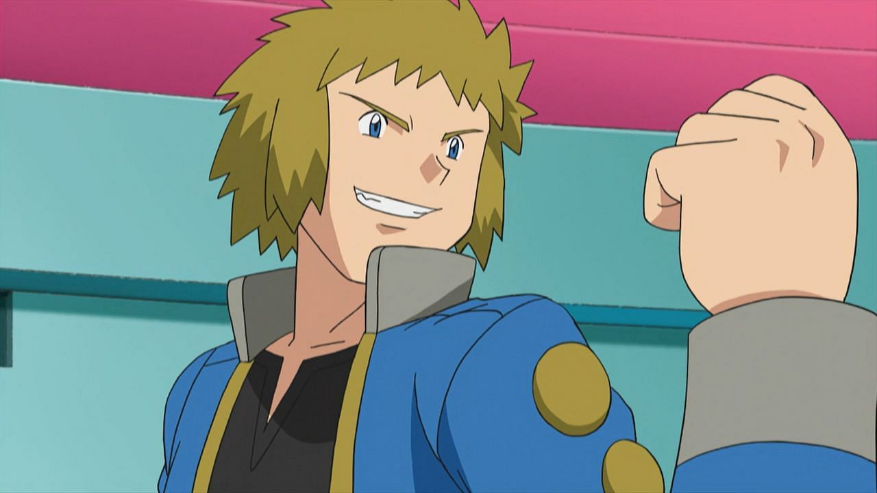 Volkner is the last Gym Leader in the game, and the only one fought after players receive their game's mascot Legendary (Image via The Pokemon Company)